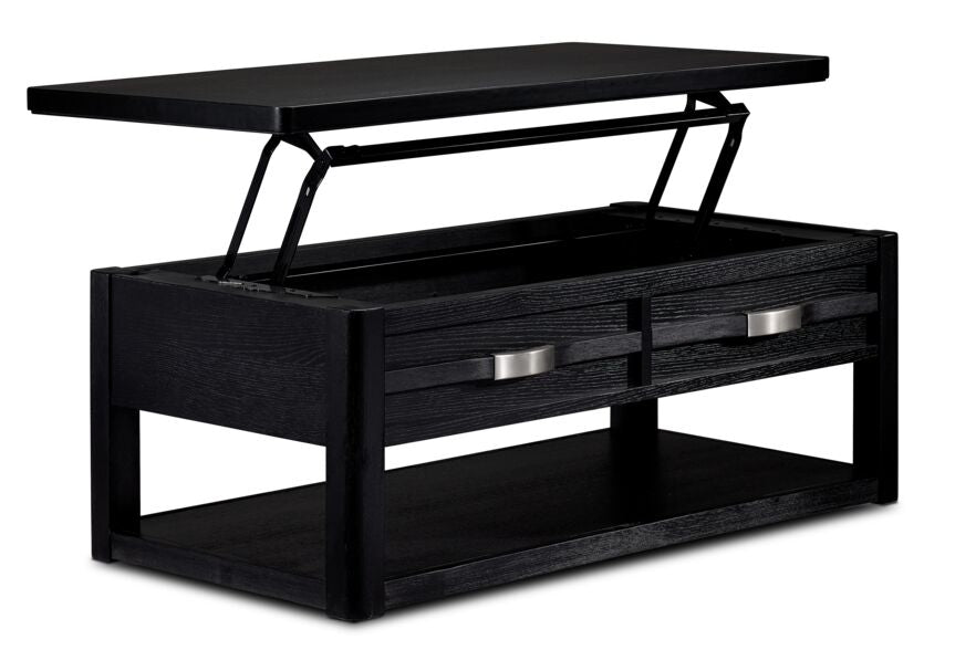 Manila Lift-Top Coffee Table - Black