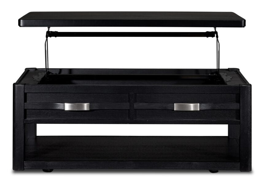 Manila Lift-Top Coffee Table - Black