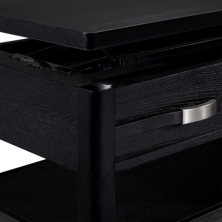Manila Lift-Top Coffee Table - Black