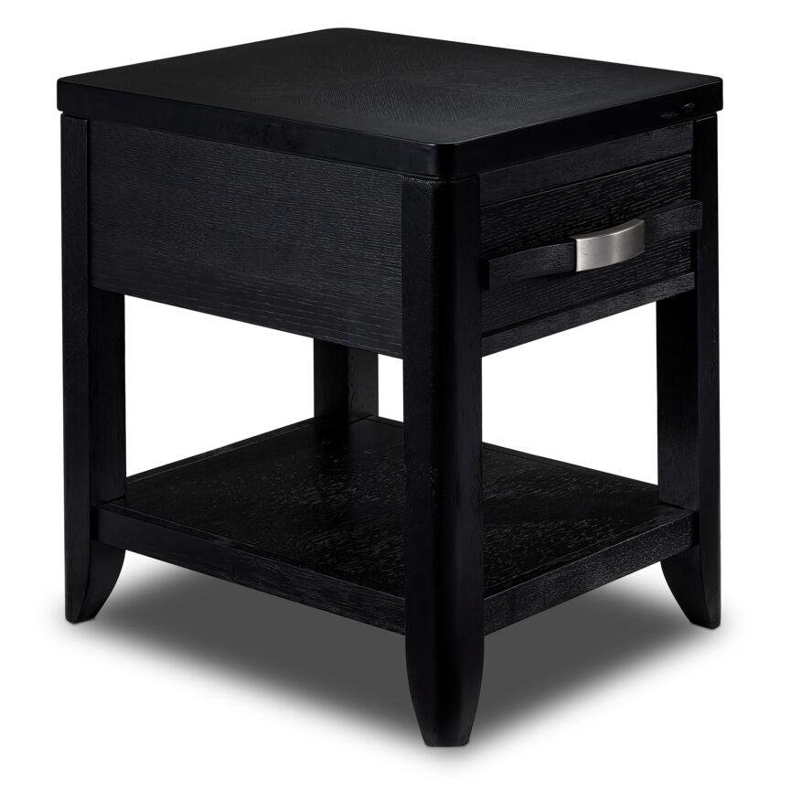 Manila End Table - Black