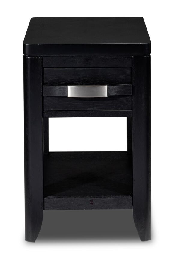 Manila Chairside Table - Black