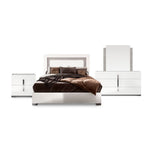 Mara 6-Piece Queen Bedroom Package - White Lacquer