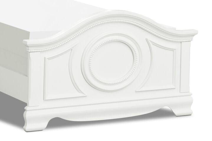 Melanie Full Bed - White