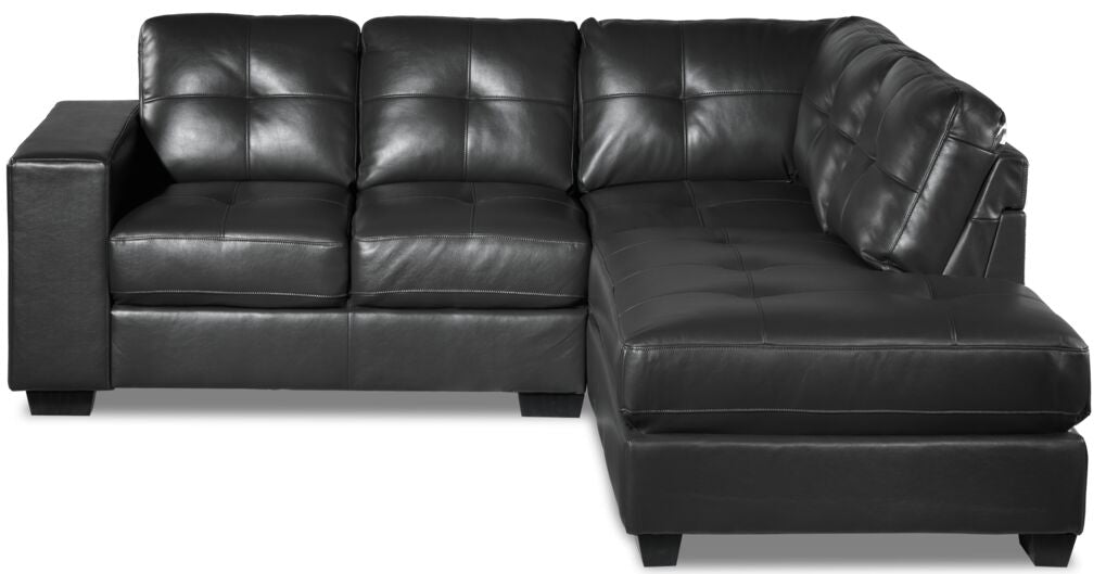 Meldrid 3 Pc. Sectional with Right Facing Chaise - Grey