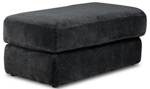 Midwood Ottoman - Smoke