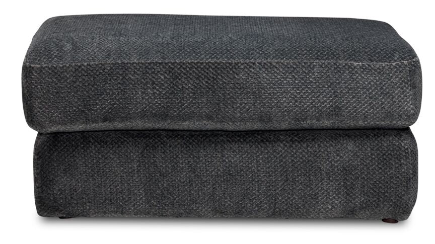 Midwood Ottoman - Smoke