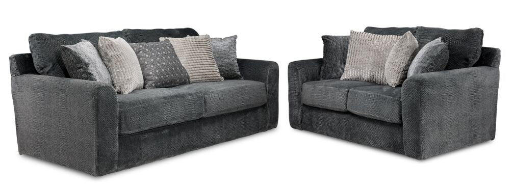 Midwood Sofa & Loveseat-Smoke