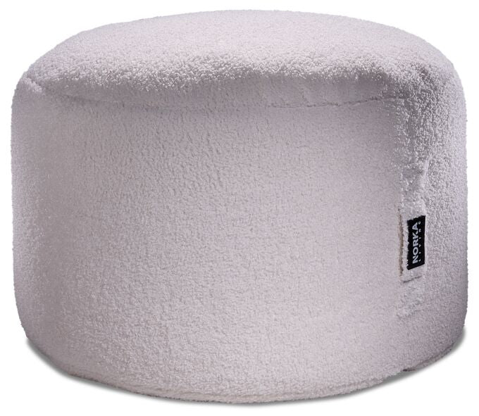 Mila Ottoman - Sherpa White