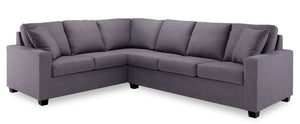 Neto 2pc Sectional with Left Facing Corner Sofa - Dark Grey