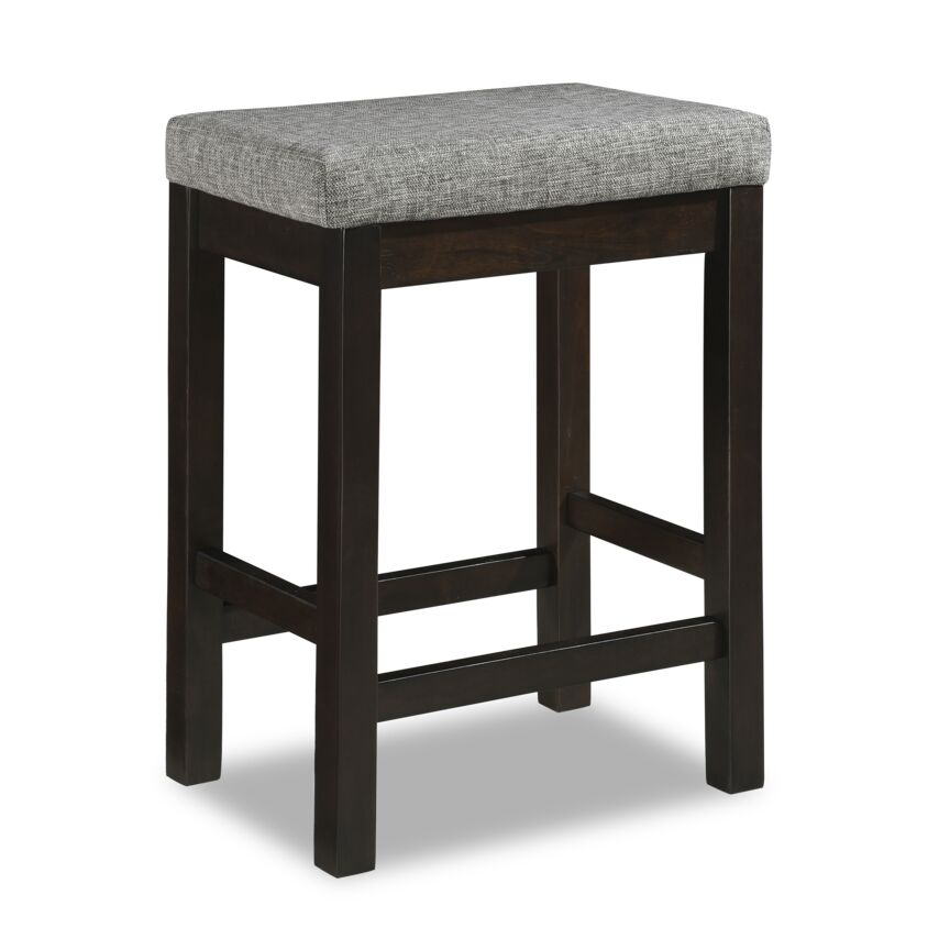Nova 4-Piece Counter-Height Dining Set - Espresso and Grey