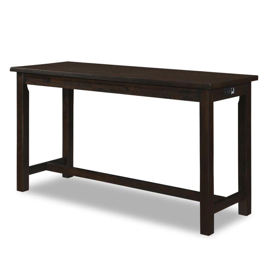 Nova 4-Piece Counter-Height Dining Set - Espresso and Grey