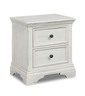 Olivia Night Table - Brushed White