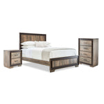Orlando 5-Piece King Bedroom Package - Weathered Brown