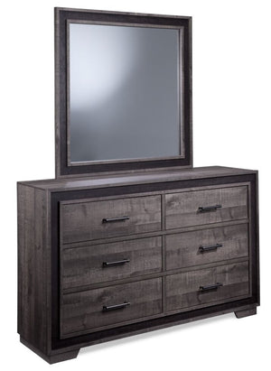 Orlando 6 Drawer Dresser - Grey