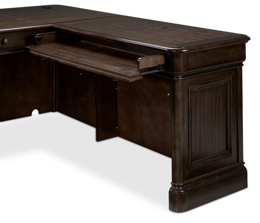 Palomar Corner Desk - Tuscany Brown