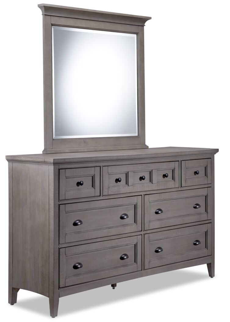 Paxton 7 Drawer Dresser - Dovetail Grey