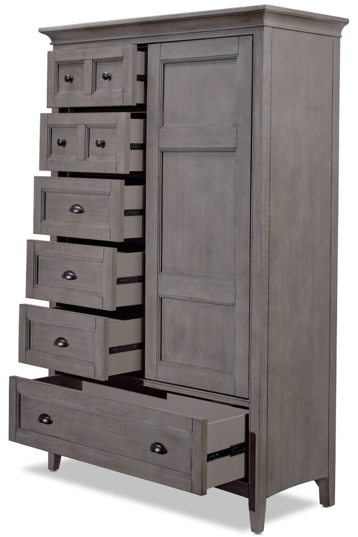 Paxton Door Chest - Dovetail Grey