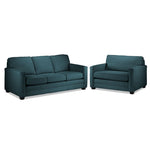 Penelope Sofa and Chair and a Half Set - Teal