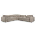 Pocono 6 Piece Power Reclining Sectional - Beige