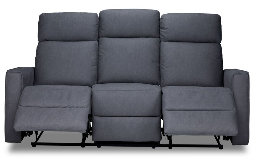 Raguso Reclining Sofa- Pewter