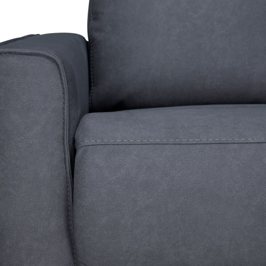 Raguso Reclining Sofa- Pewter