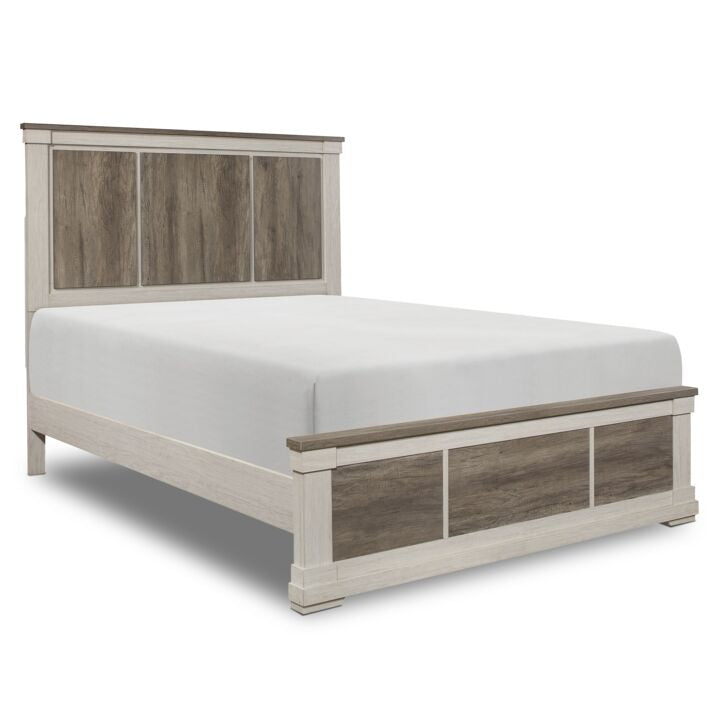 Rayne 6-Piece Full Bedroom Package - Weathered Grey