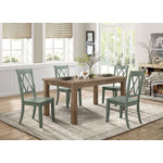 Remi 5-Piece Dining Set - Teal