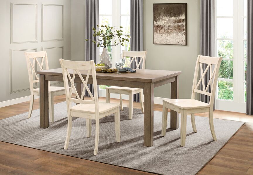 Remi 5-Piece Dining Set - White