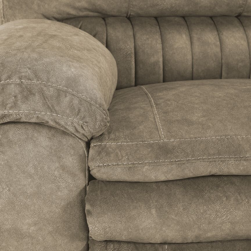 Reyes 2 Pc. Power Reclining Living Room Package w/ Loveseat - Tan