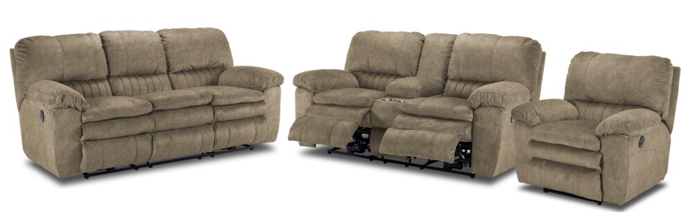 Reyes 3 Pc. Power Reclining Living Room Package - Tan