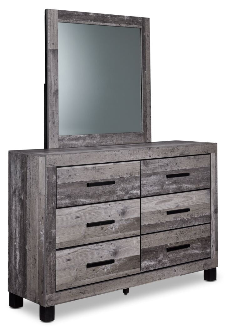 River 6-Piece Full Bedroom Package - Light Grey