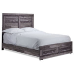 River 3-Piece Queen Bed - Light Grey