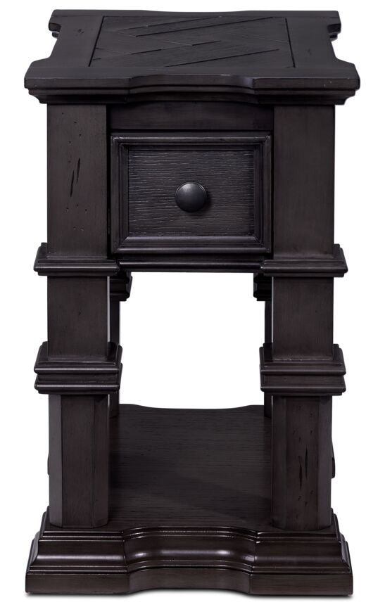 Roman Chairside Table - Grey