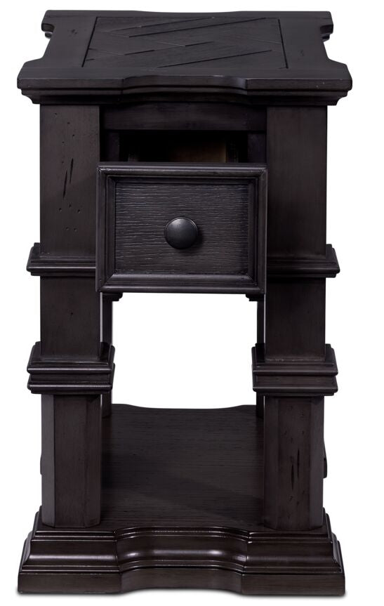 Roman Chairside Table - Grey