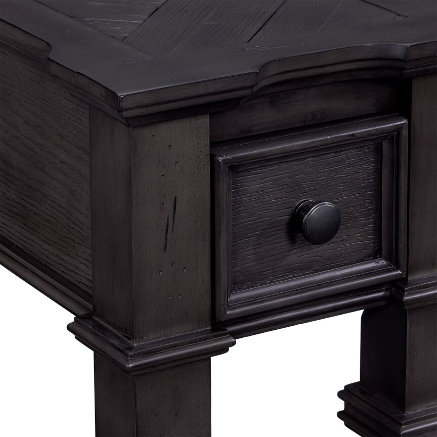 Roman Chairside Table - Grey
