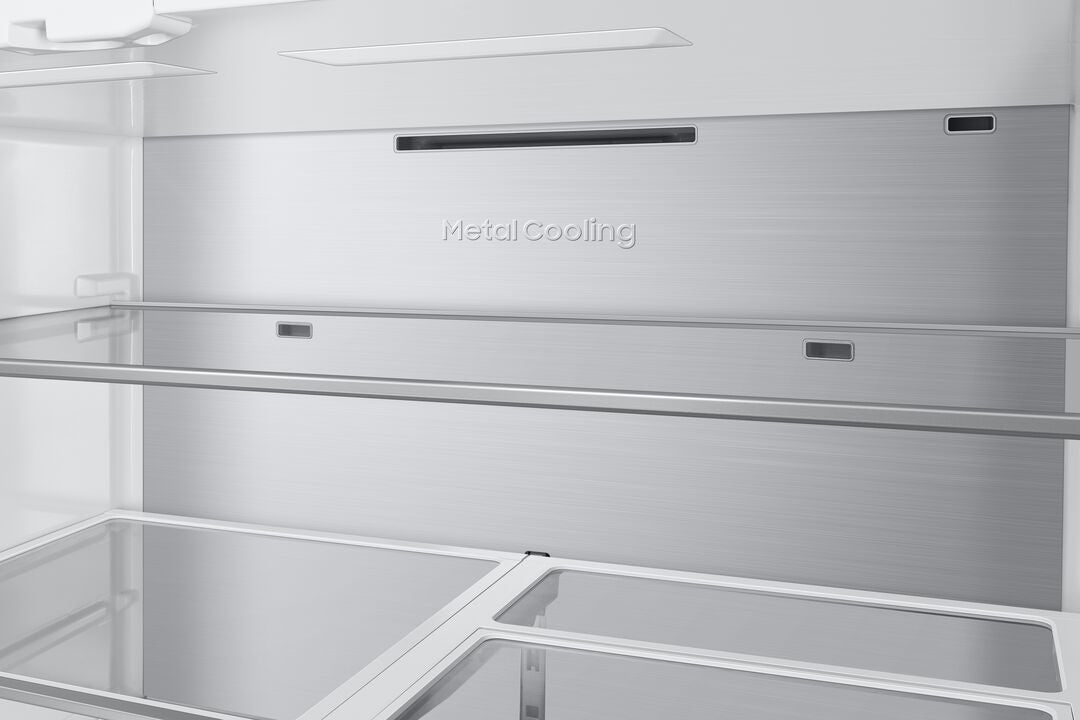 Samsung BESPOKE 36" 4-Door Counter-Depth Refrigerator with Beverage Center and Family Hub (Without Panels) (22.5 cu.ft.) - RF23BB8900AWAC