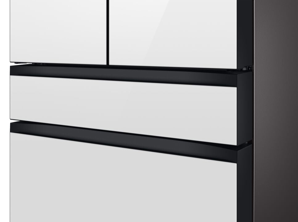 Samsung BESPOKE 36" 4-Door Counter-Depth Refrigerator with Beverage Center and Family Hub (Without Panels) (22.5 cu.ft.) - RF23BB8900AWAC
