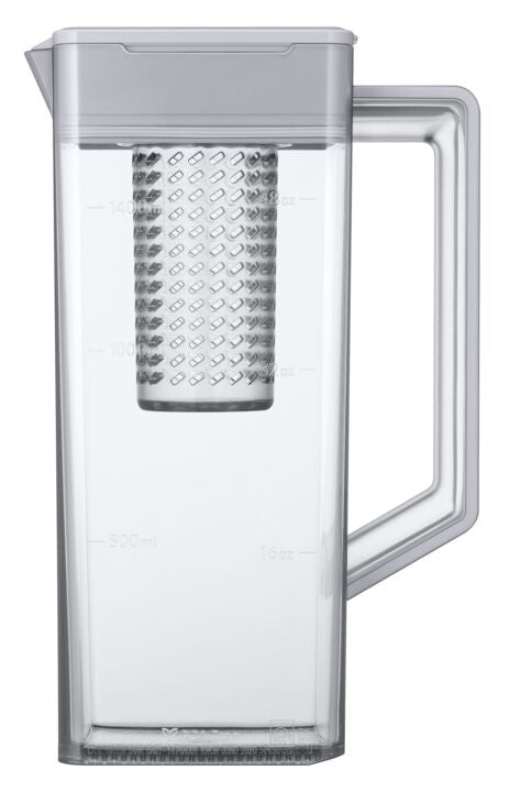Samsung BESPOKE 36" 4-Door Counter-Depth Refrigerator with Beverage Center and Family Hub (Without Panels) (22.5 cu.ft.) - RF23BB8900AWAC