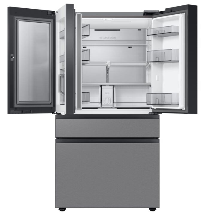 Samsung Stainless Steel BESPOKE 36" 4-Door French-Door Refrigerator with Beverage Center (28.8 cu.ft.) - RF29BB8600QLAA