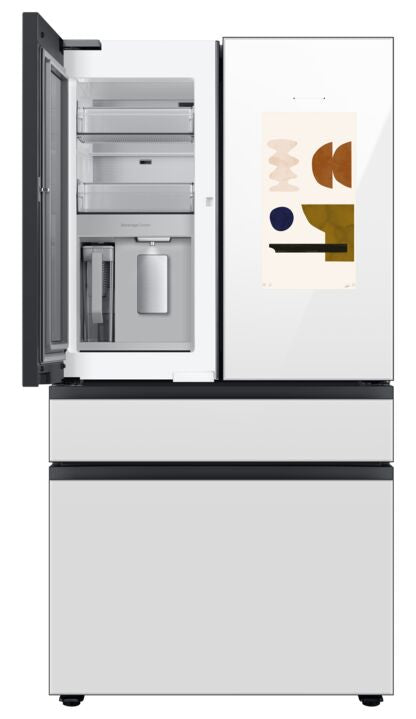 Samsung BESPOKE 36" 4-Door Counter-Depth Refrigerator with Beverage Center and Family Hub (Without Panels) (22.5 cu.ft.) - RF23BB8900AWAC