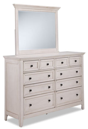 San Mateo Mirror- Antique White