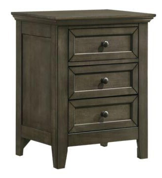 San Mateo 5-Piece King Storage Bedroom Package - Pewter