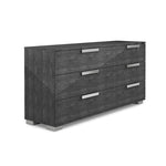 Sarah 6 Drawer Dresser - Grey