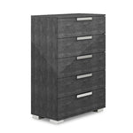 Sarah 5 Drawer Chest - Grey