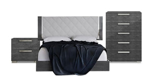 Sarah 5-Piece King Bedroom Package - Grey