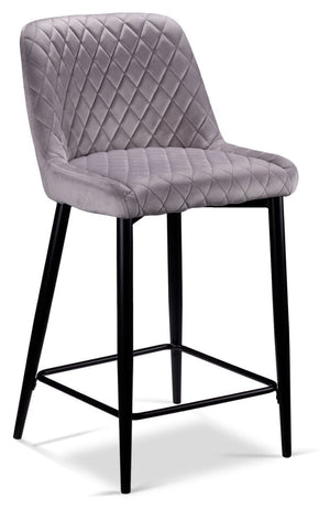 Senna Tabouret hauteur bistrot – gris tourterelle, noir