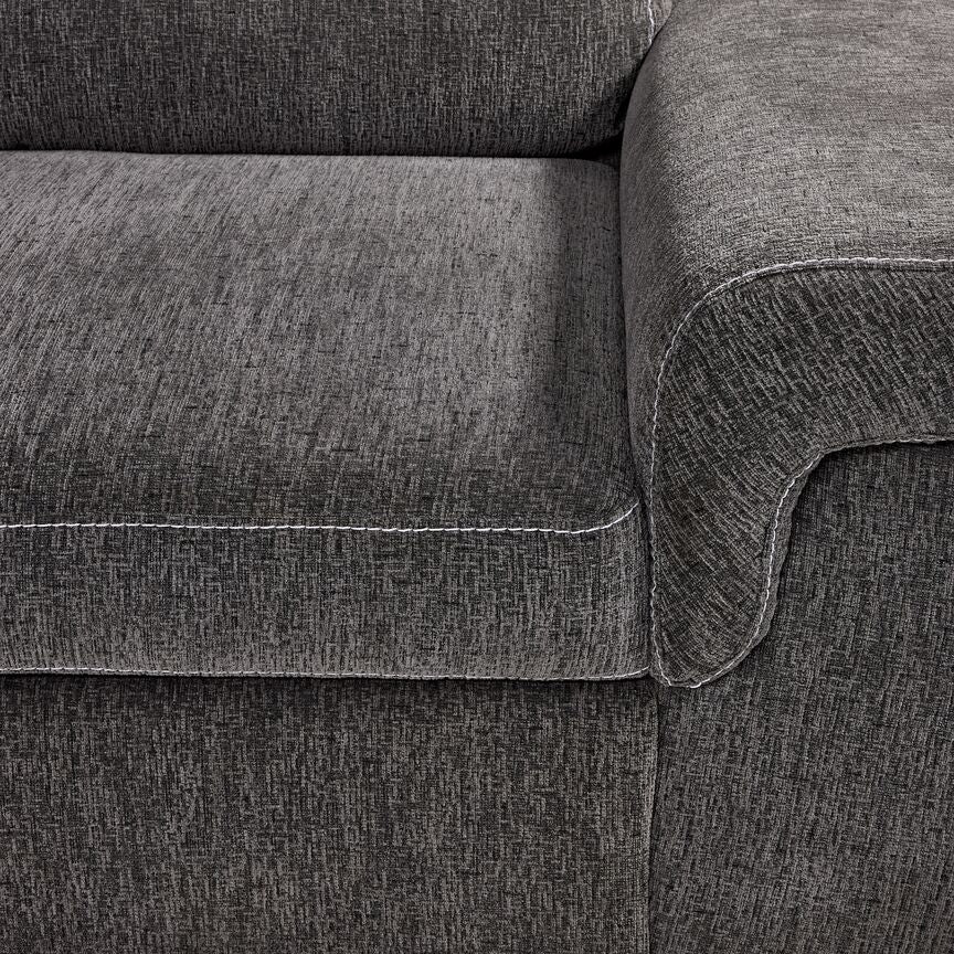 Serafina 4-Piece Sectional with Left Facing Pop-Up Bed - Charcoal