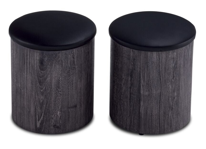 Serpentine II Stool - Dark Grey
