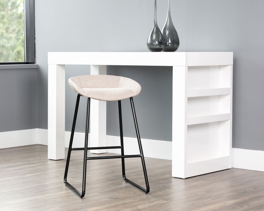 Shea Counter Height Stool - Polo Club Muslin, Dillon Cream