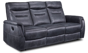 Sicily Reclining Sofa- Grey